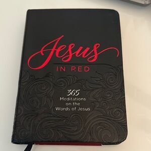 Black and Red 'Jesus in Red' Book